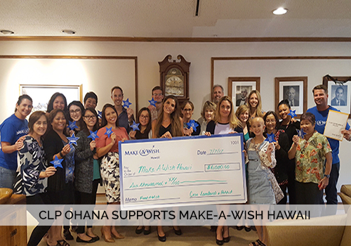 image of clp attorneys at make a wish fundraiser